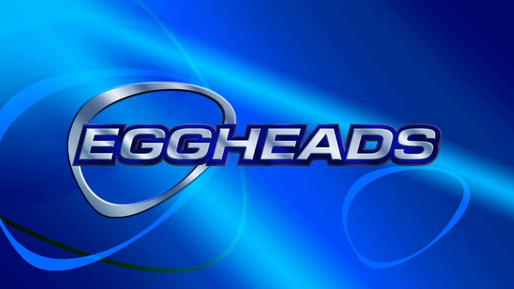 Celebrity Eggheads show title shadow