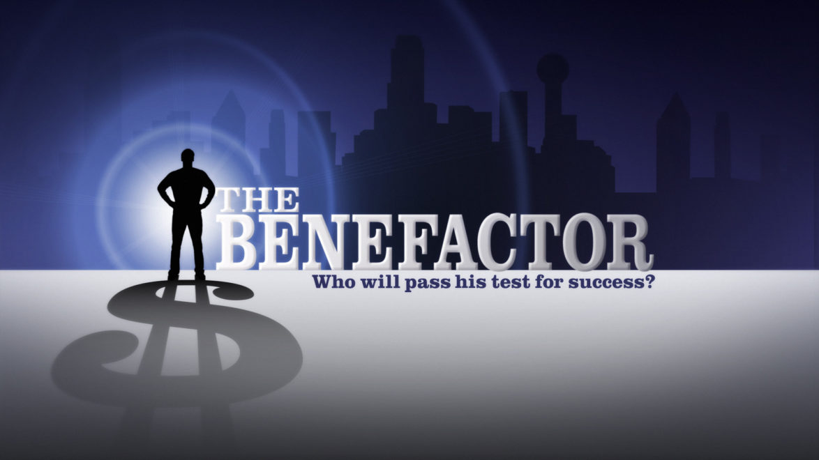 The Benefactor show title shadow image